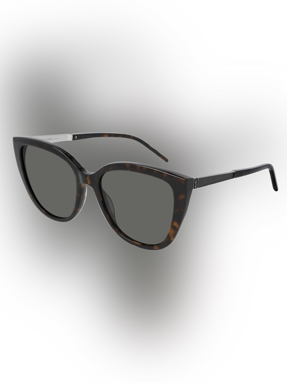 Saint Laurent Sunglasses Women’s Havana Silver Grey Lens 55 mm